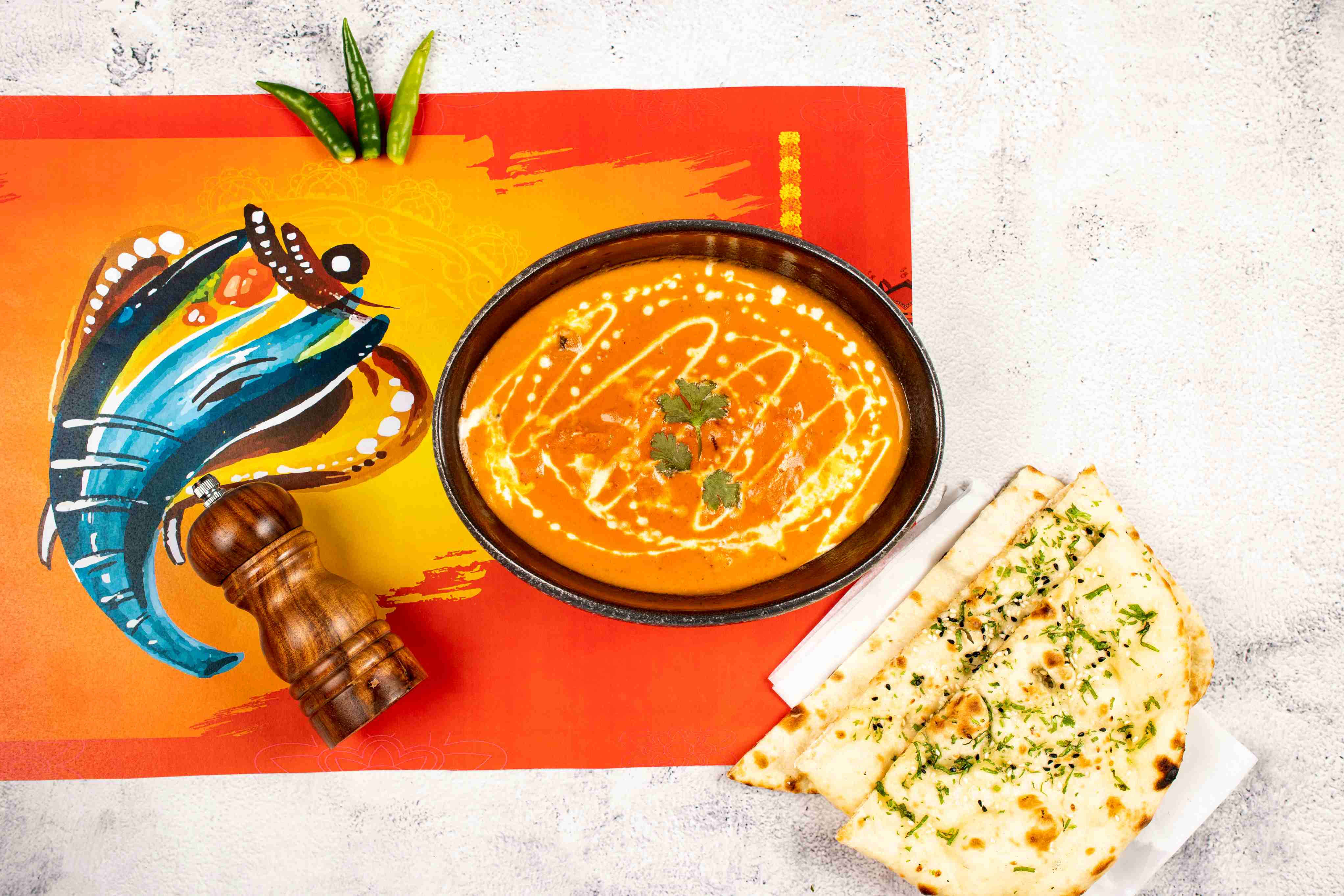 دجاج بالزبدة