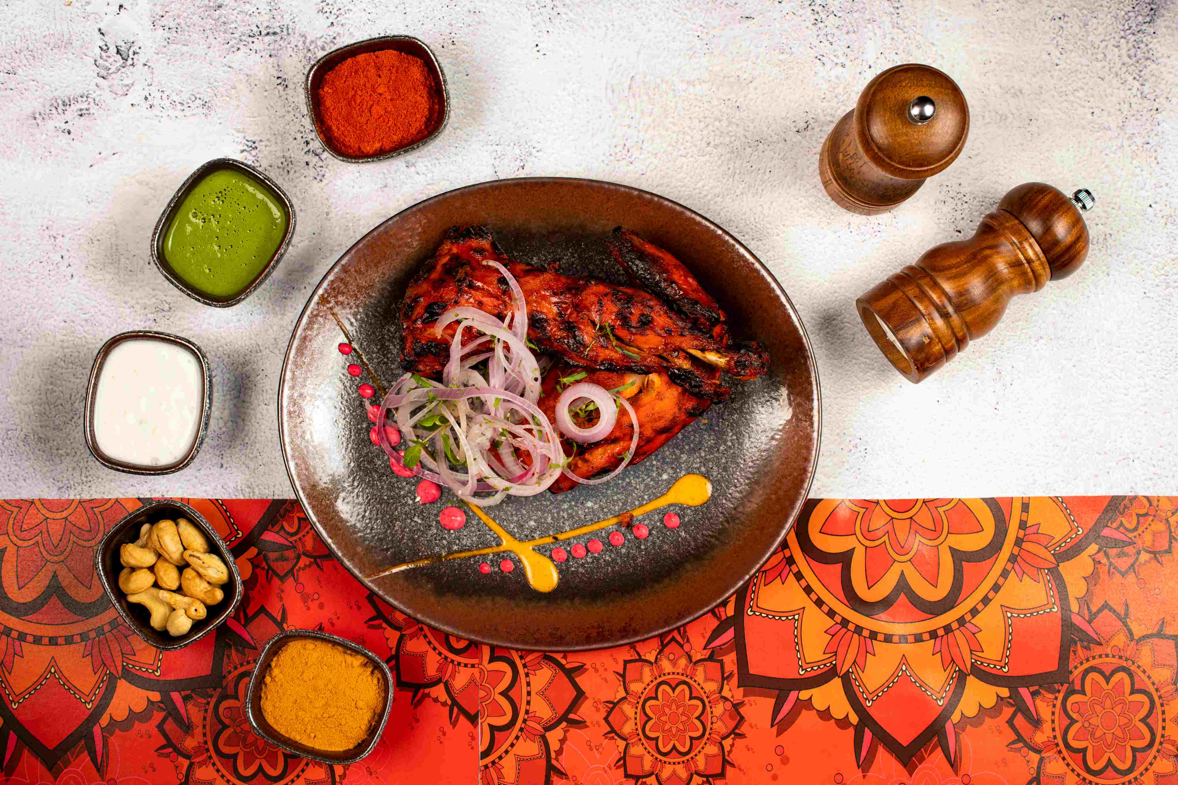 دجاج مغلاني بالفرن